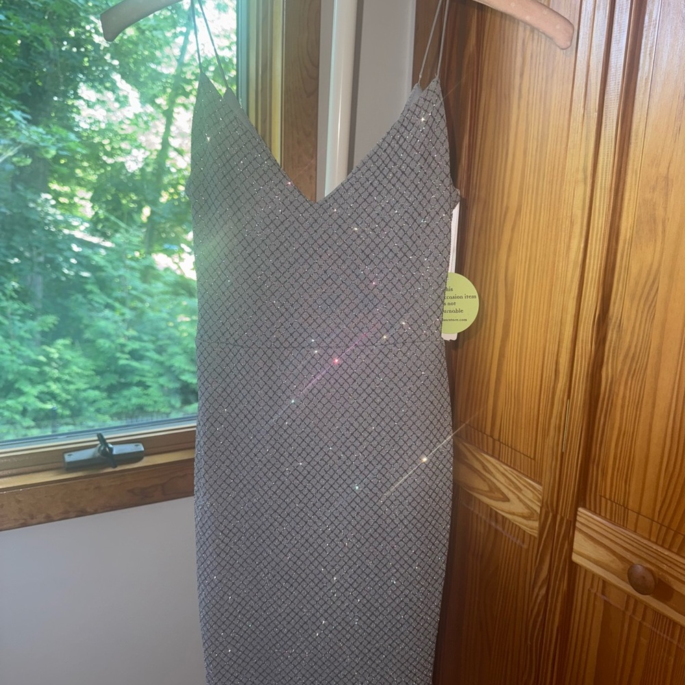 Windsor Gray Sequin Dress